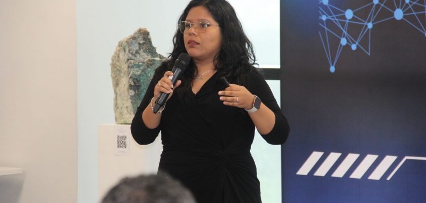 Rebeca Ampudia en el Perú Tech Week 2025