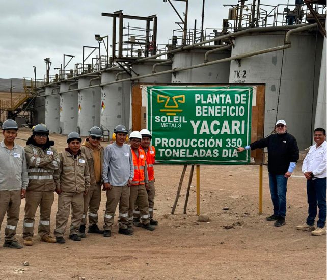 Soleil Metals planta