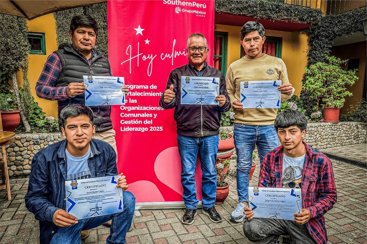Southern Perú fortalece capacidades comunales en La Encañada