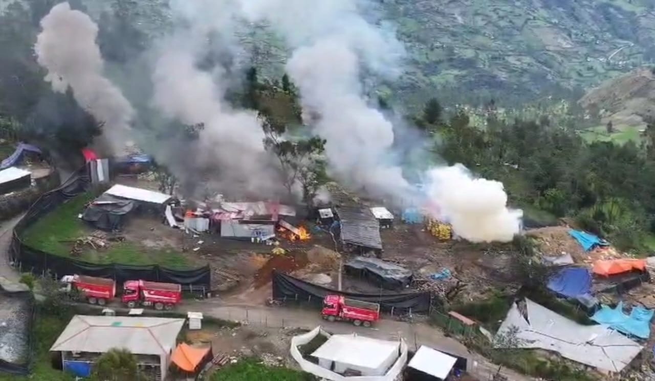 minería ilegal en Cajamarca