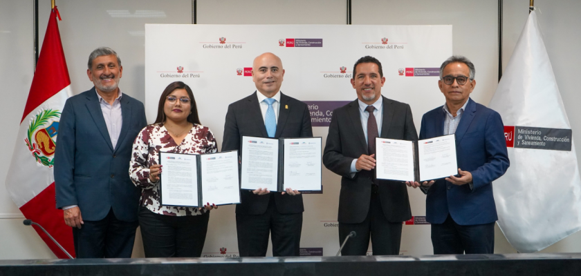 El Ministerio de Vivienda, Construcción y Saneamiento