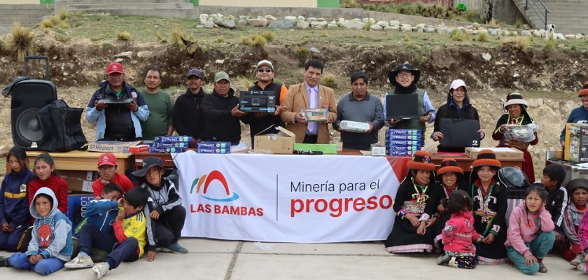 Minera Las Bambas apoyo a la educación