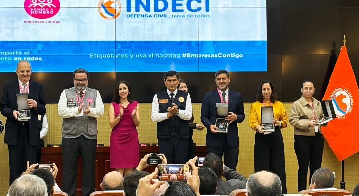 Minera Poderosa recibe reconocimiento de INDECI