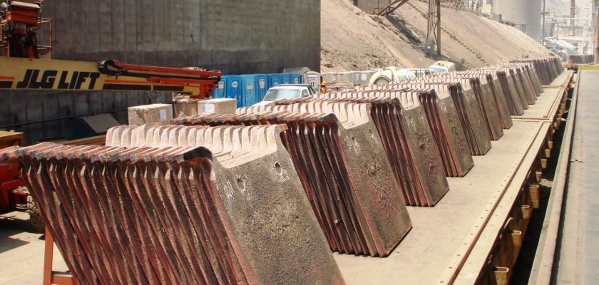 Producción de cobre en Perú