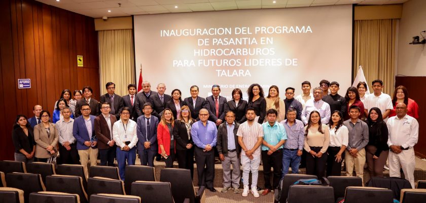 Programa de Pasantía en Hidrocarburos para futuros líderes de Talara
