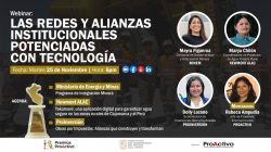 Webinar: Las redes y alianzas institucionales potenciadas con tecnología
