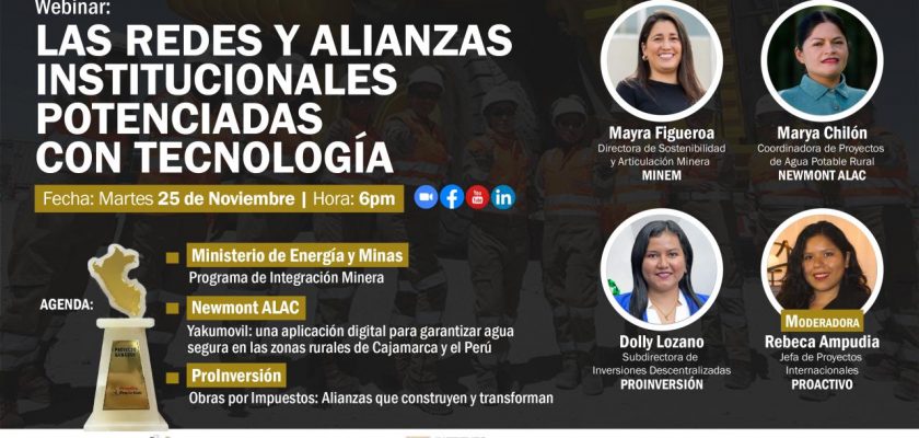 Webinar: Las redes y alianzas institucionales potenciadas con tecnología