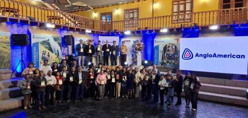 Anglo American, Lanzamiento Premio Regional de Cultura