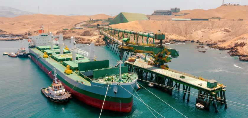 Antamina, puerto de Huarmey