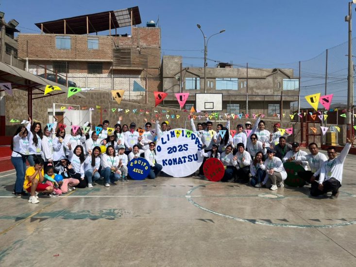 Komatsu-Mitsui récord de voluntariado