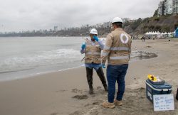 OEFA monitorea la playa Yuyos