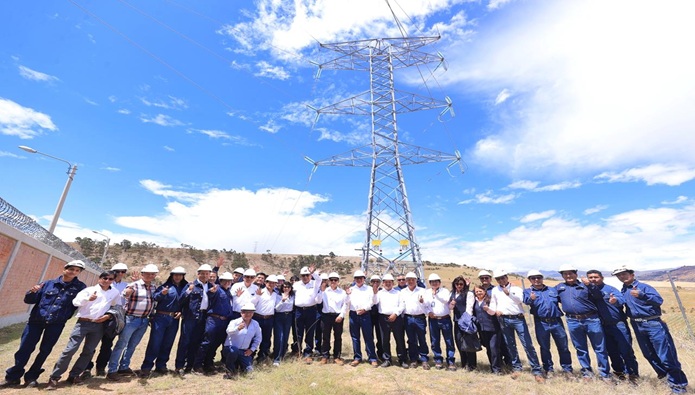 Subestación Orcotuna en el Valle del Mantaro