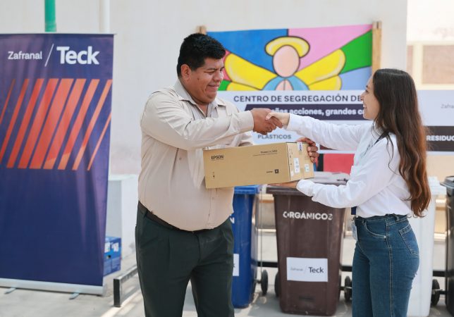 Teck Zafranal, gestión de residuos sólidos en instituciones educativas