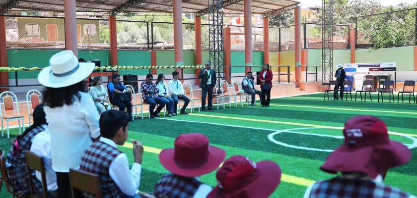 Teck Zafranal obras de infraestructura y educación