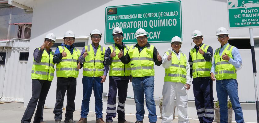 laboratorio químico de Antapaccay
