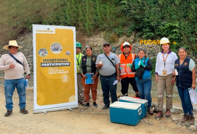Minera Poderosa realiza Monitoreo Ambiental Participativo