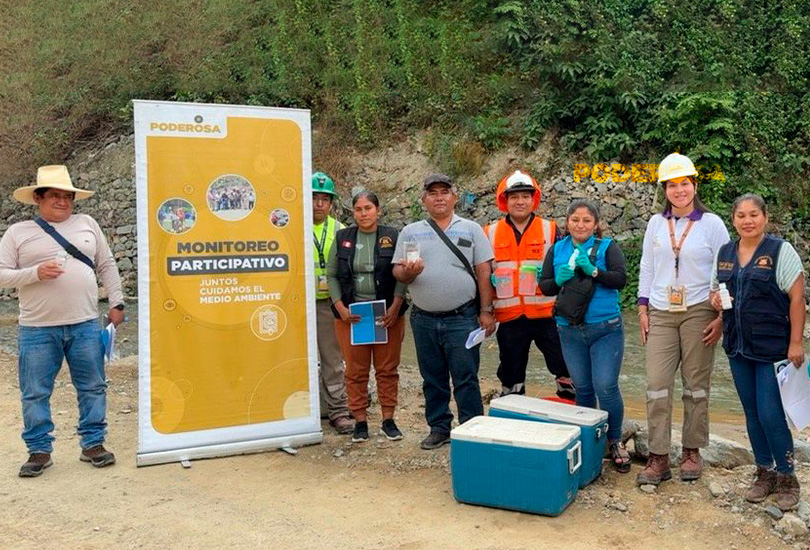 Minera Poderosa realiza Monitoreo Ambiental Participativo, y refuerza el compromiso con el cuidado del entorno