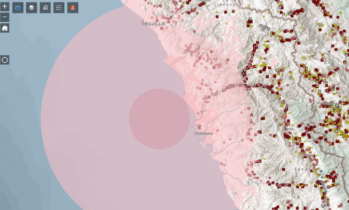 sismo frente a Chimbote