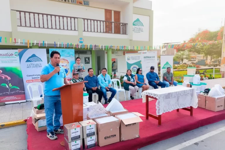 Antamina, Huarmey fortalece sanidad agraria