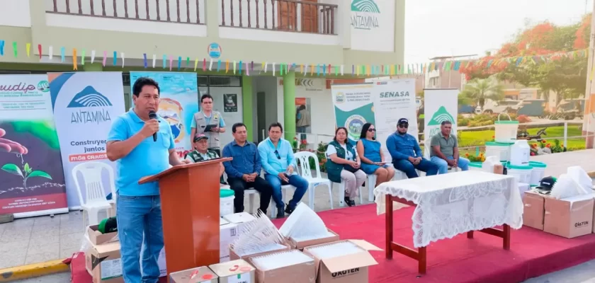 Antamina, Huarmey fortalece sanidad agraria