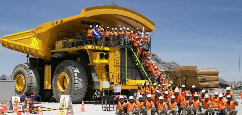 Komatsu-Mitsui camiones mineros