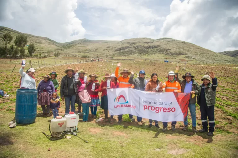 Las Bambas fortalece la agricultura familiar en Cotabambas