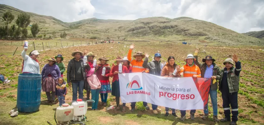 Las Bambas fortalece la agricultura familiar en Cotabambas
