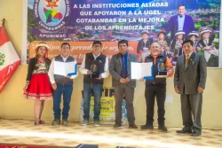 Las Bambas recibe reconocimiento de la UGEL Cotabambas por su valioso aporte en construir futuro a través de la educación