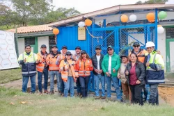 Minera Boroo: más de 2,000 pobladores del caserío de Chuyugual accederán a agua de calidad tratada gracias a modernas miniplantas de ozonización