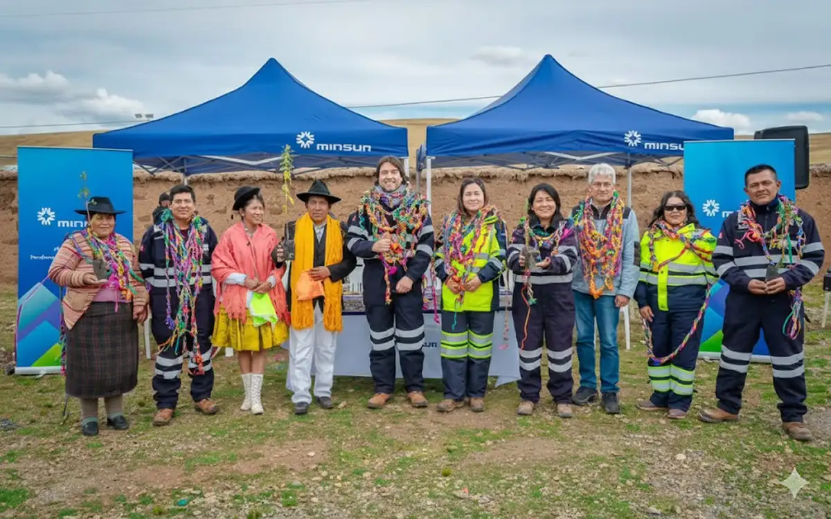 Minsur realiza forestación con especies nativas en Chaconi