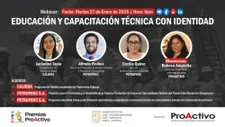 Webinar: Educación y capacitación técnica con identidad