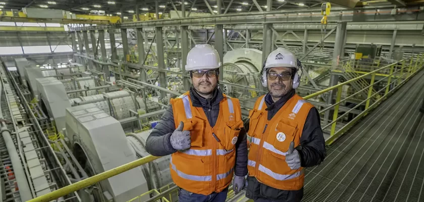 Antamina, personal de mantenimiento