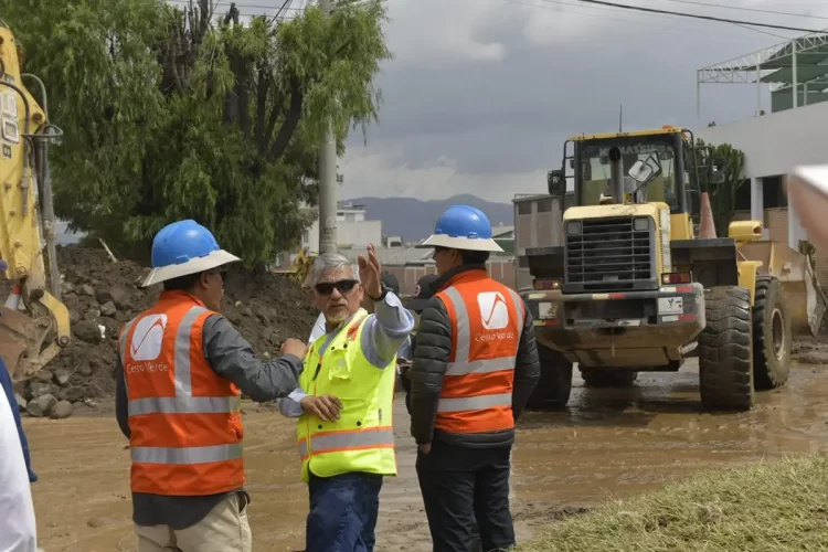 Cerro Verde contribuye a la atención de la población afectada por las lluvias intensas en Arequipa