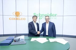 Codelco y Schneider Electric sellan acuerdo para impulsar la digitalización y eficiencia energética en minería
