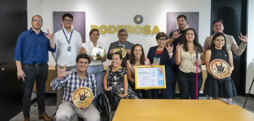 Compañía Minera Poderosa, certificación página web