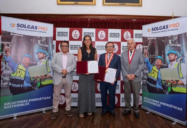 Solgas y la UNI firman convenio para impulsar el desarrollo del hidrógeno y nuevas tecnologías energéticas en el Perú