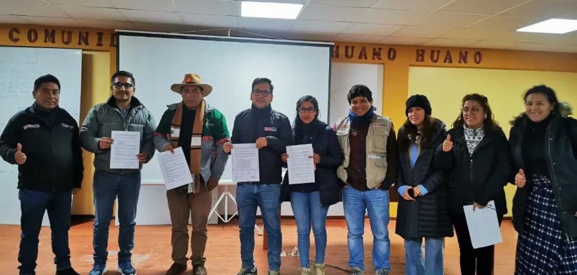 acta de consulta previa entre Estado y comunidad Huano Huano