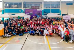 Más de 100 niños de Pataz beneficiados con el programa de vacaciones útiles de Minera Poderosa