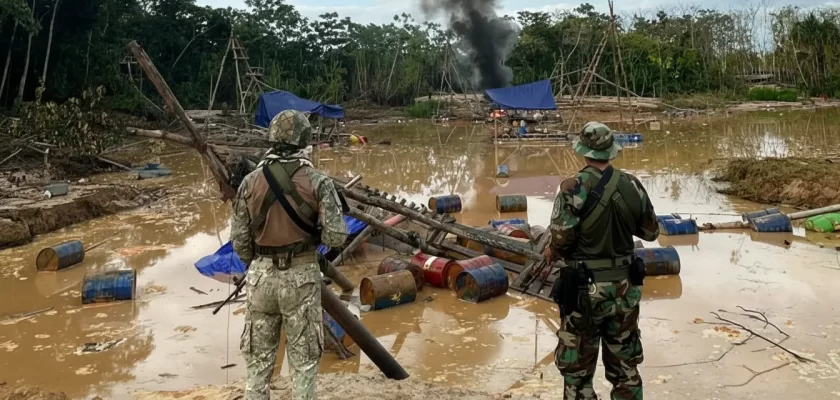 minería ilegal en la Reserva Nacional Tambopata