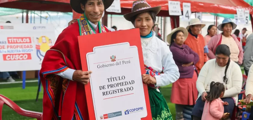 títulos de propiedad en Chumbivilcas