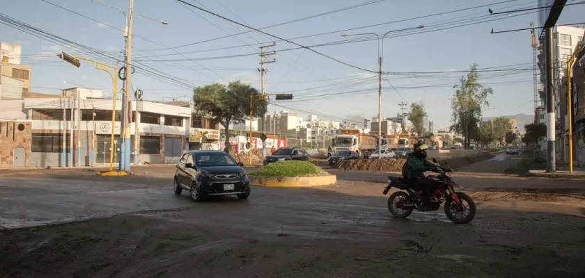 Cerro Verde, Arequipa desborde de torrentera