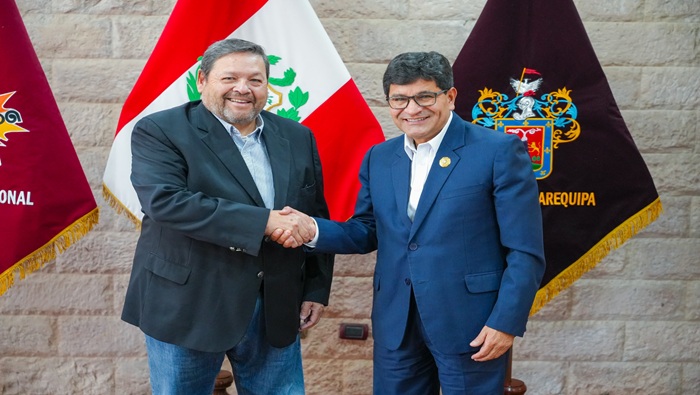 Cerro Verde obras viales en Arequipa