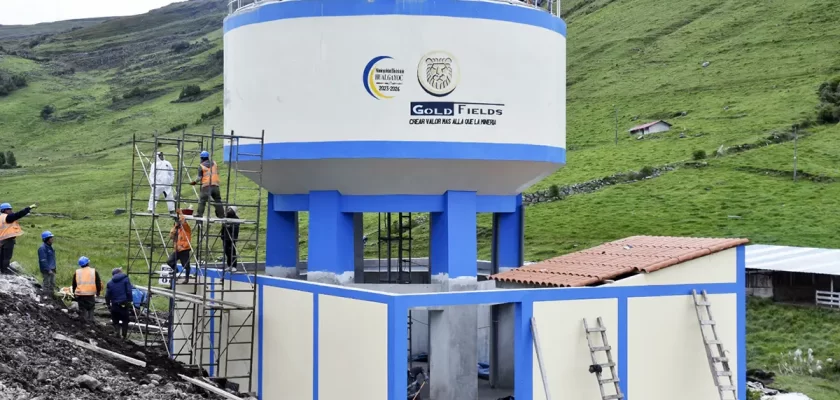 Gold Fields refuerza acceso de agua potable en Hualgayoc