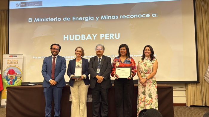 Hudbay recibe reconocimiento del MINEM