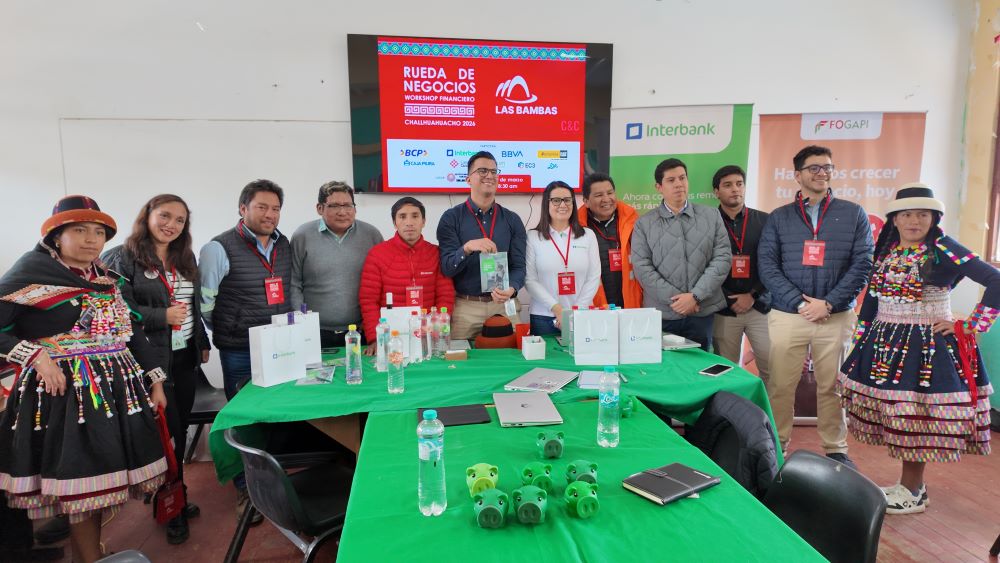 Las Bambas promueve ecosistema financiero para empresas comunales y locales