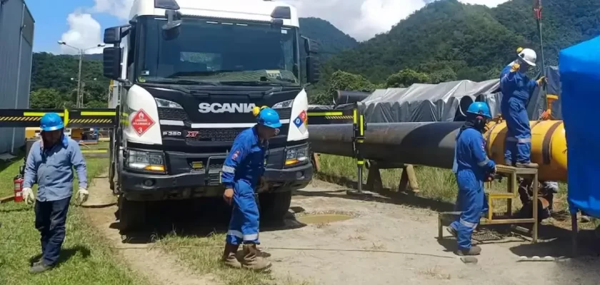 Reparación del gasoducto de Camisea