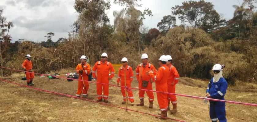 TGP labores para reparar ducto de gas natural