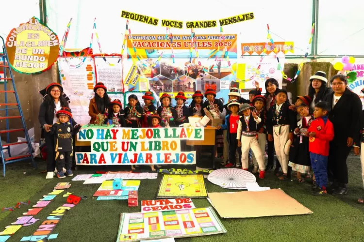 Más de 1,600 escolares culminan Vacaciones Útiles Las Bambas 2026 en Apurímac