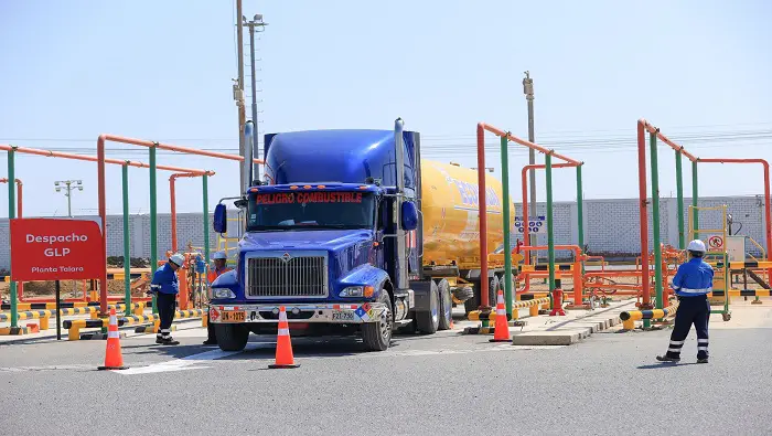 abastecimiento de GLP