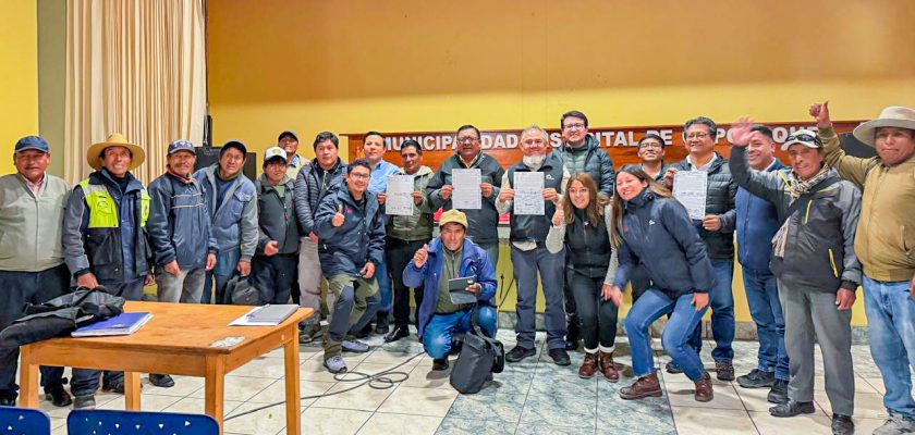 convenio entre Coporaque y Minera Las Bambas